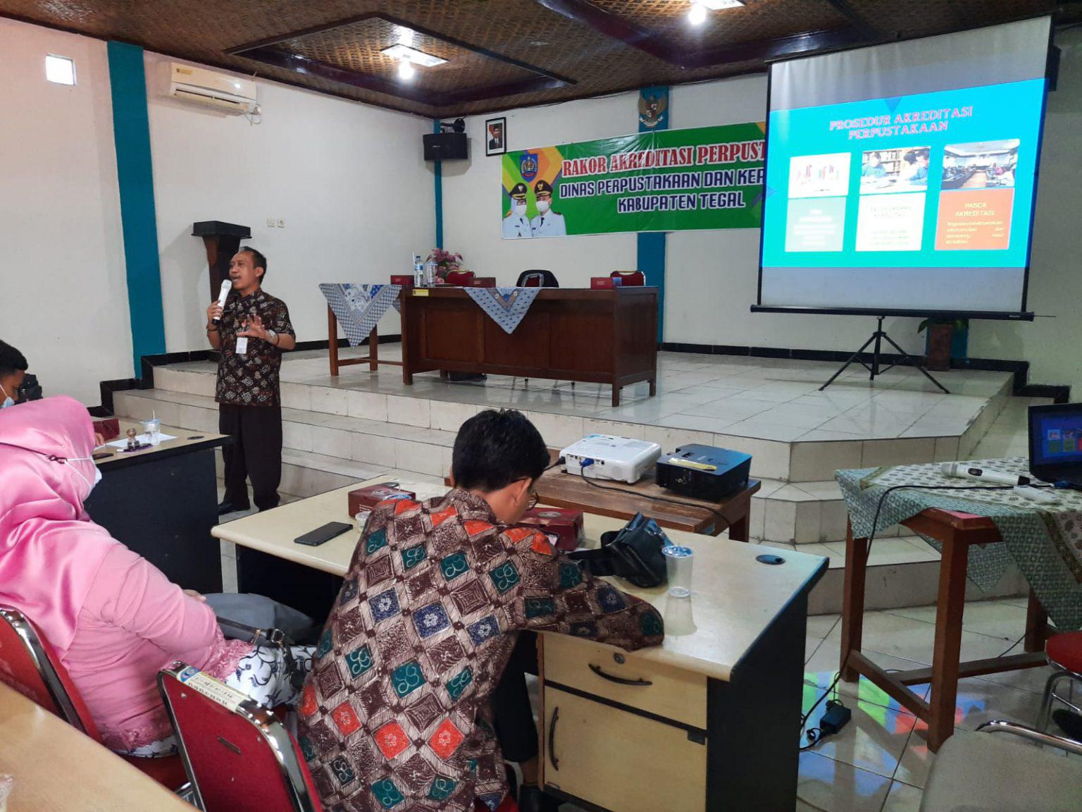 Berita Dinas Perpusip Kabupaten Tegal Gelar Rapat Koordinasi Akreditasi Perpustakaan Dinas Perpusip