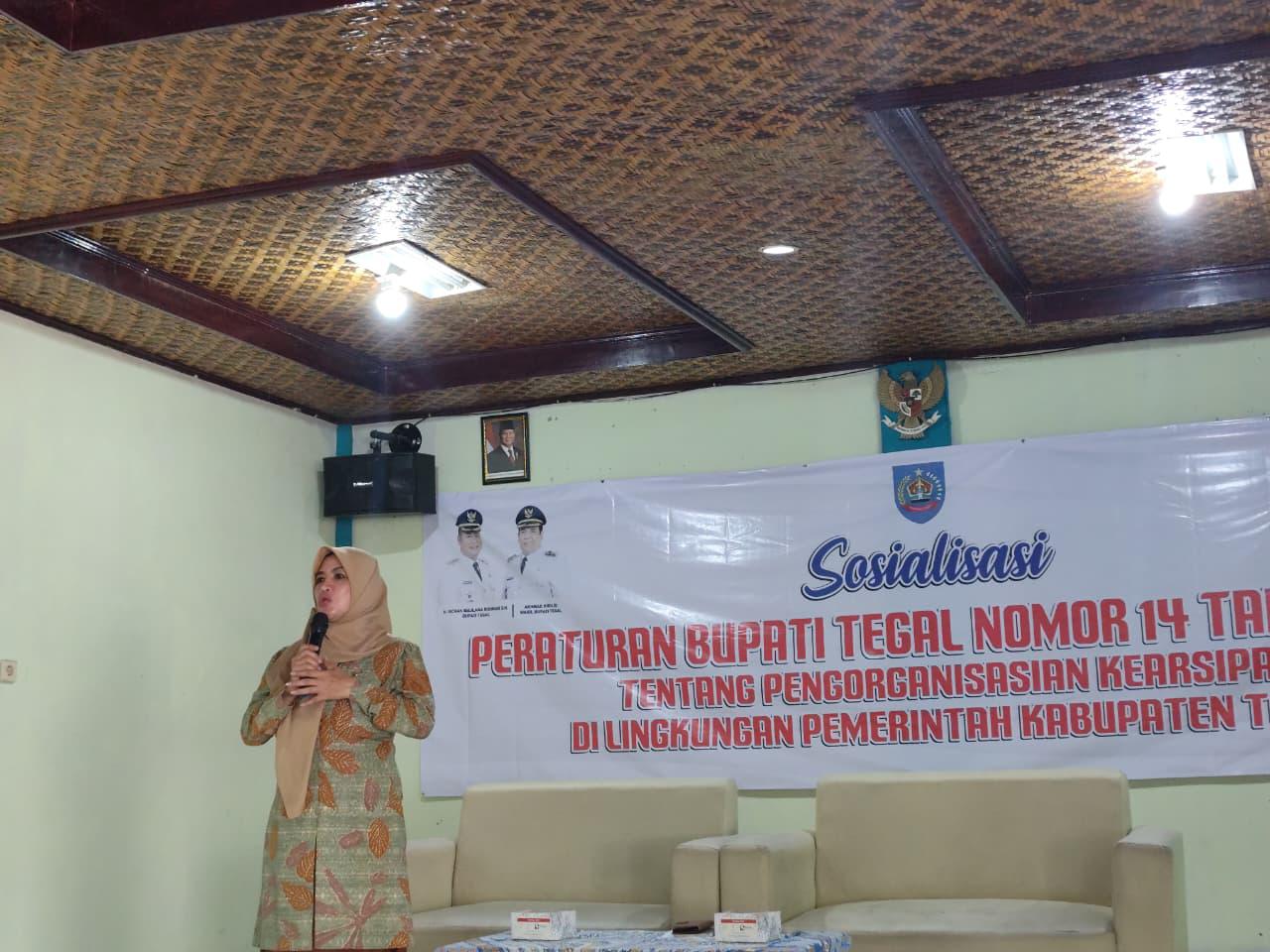 Berita Sosialisasi Peraturan Bupati Tegal Nomor 14 Tahun 2025 tentang Pengorganisasian Kearsipan Dinas Perpusip